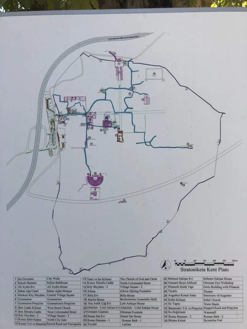 Stratonicea (Stratonikeia) — een antieke stad in Carië bij Yatağan