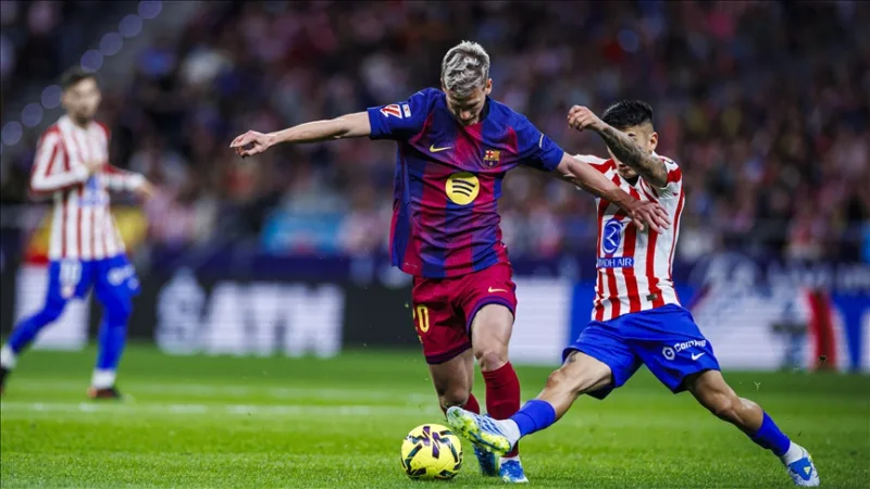 Barcelona, the leader of LaLiga, won away against Atlético Madrid