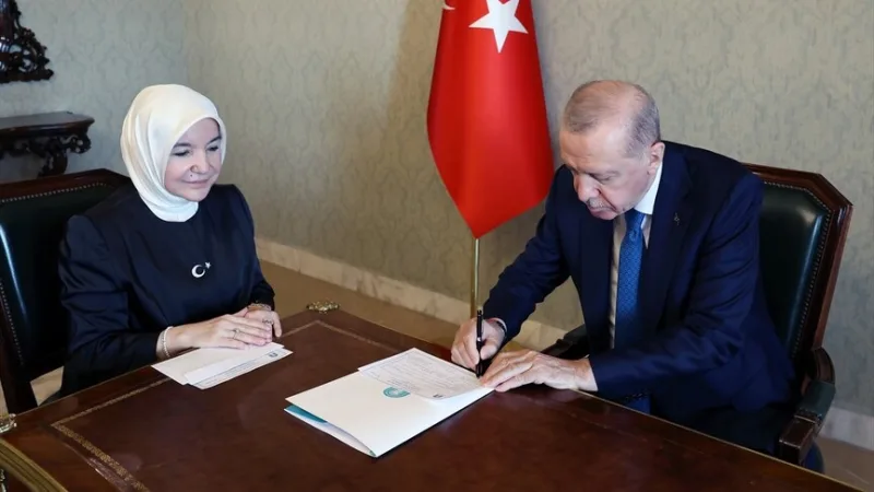 Präsident Erdoğan spendete Opfergaben an Darülaceze